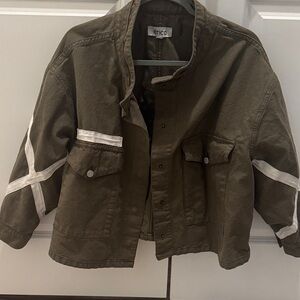 Etica Green Denim Jacket